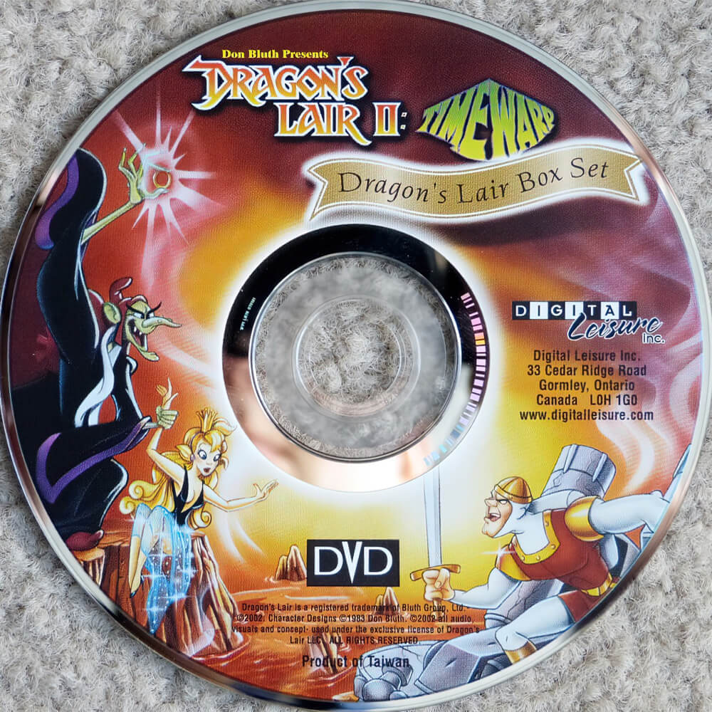 Лицензионный диск Dragons Lair II Time Warp Remastered для DVD Player